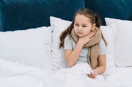 Symptoms of Sore Throat in Children